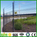 50x50mm factory price high qaulity sports ground pvc coated metal mesh chain link fence for sale